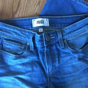 Paige Denim Kylie Crop Blue Jeans Size 26